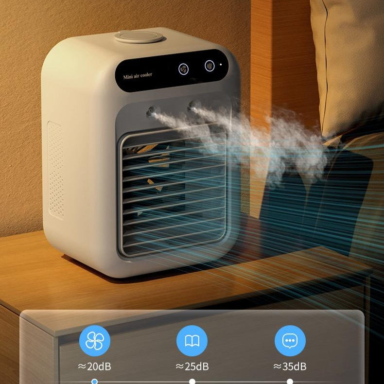 MINI AIR COOLER – Ventilador Evaporativo y Aire Acondicionado Compacto